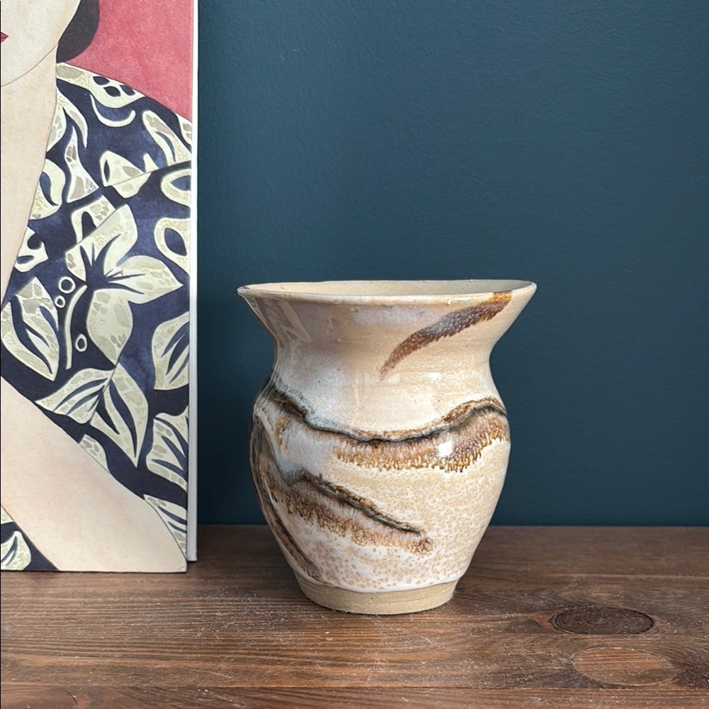 Signed Studio Pottery Mini Vase
